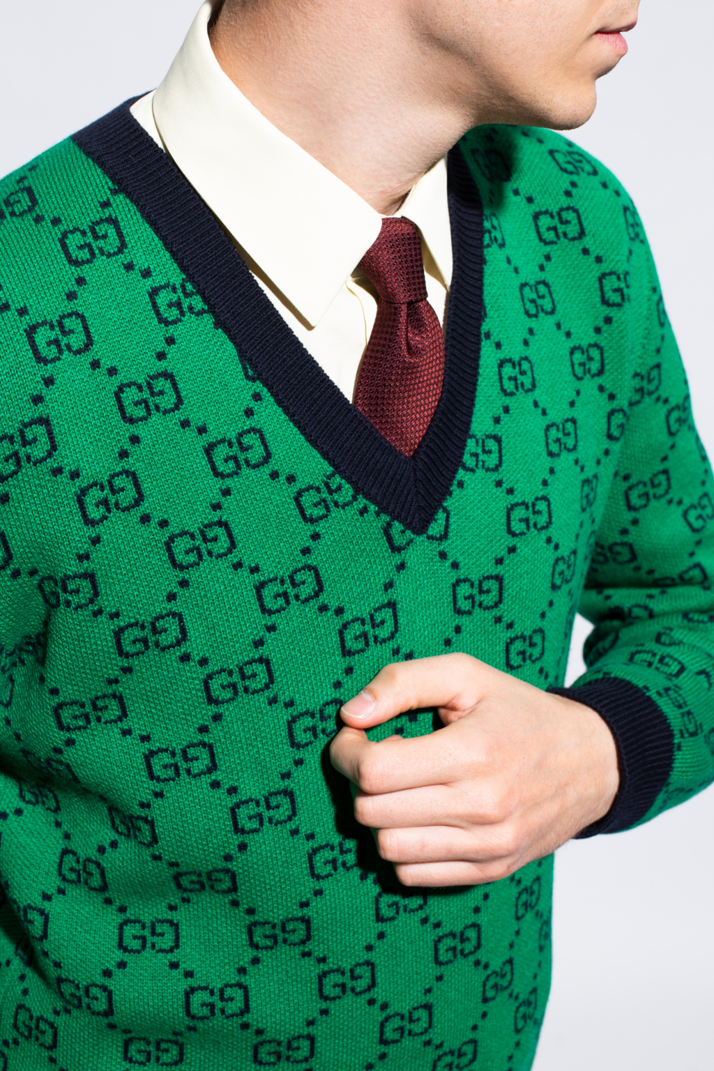 Gucci MEN SHOES BOOTS WELLINGTONS - Silk tie with logo Gucci Gucci MEN SHOES BOOTS WELLINGTONS - Silk tie with logo Gucci